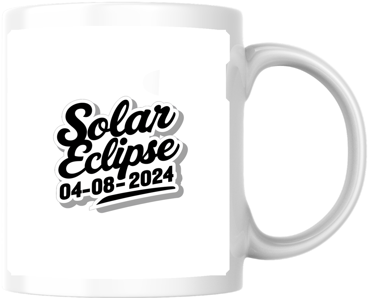 Solar Eclipse 2024 Mug | Retro Commemorative Coffee Mug | Astronomy Keepsake Gift