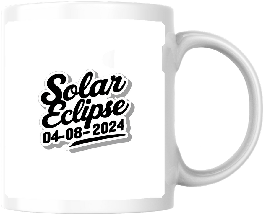 Solar Eclipse 2024 Mug | Retro Commemorative Coffee Mug | Astronomy Keepsake Gift