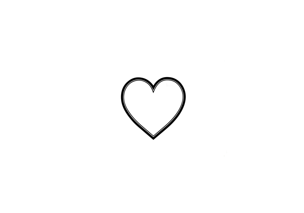 Heart Outline Throw Pillow | Minimalist Line Art Decorative Pillow | Love Home Gift