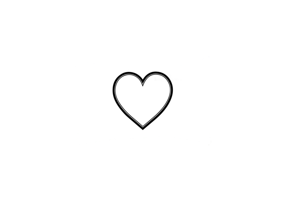 Heart Outline Throw Pillow | Minimalist Line Art Decorative Pillow | Love Home Gift