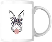 Thumbnail for Bubblegum Bunny Mug | Cute Bandana Rabbit Coffee Mug | Easter Spring Gift