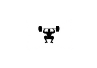 Thumbnail for Barbell Squat Throw Pillow | Weightlifter Silhouette Decorative Pillow | Gym Fitness Gift