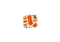 Thumbnail for Fruit Popsicle Throw Pillow | Summer Citrus Berry Decorative Pillow | Kitchen Kids Room Gift