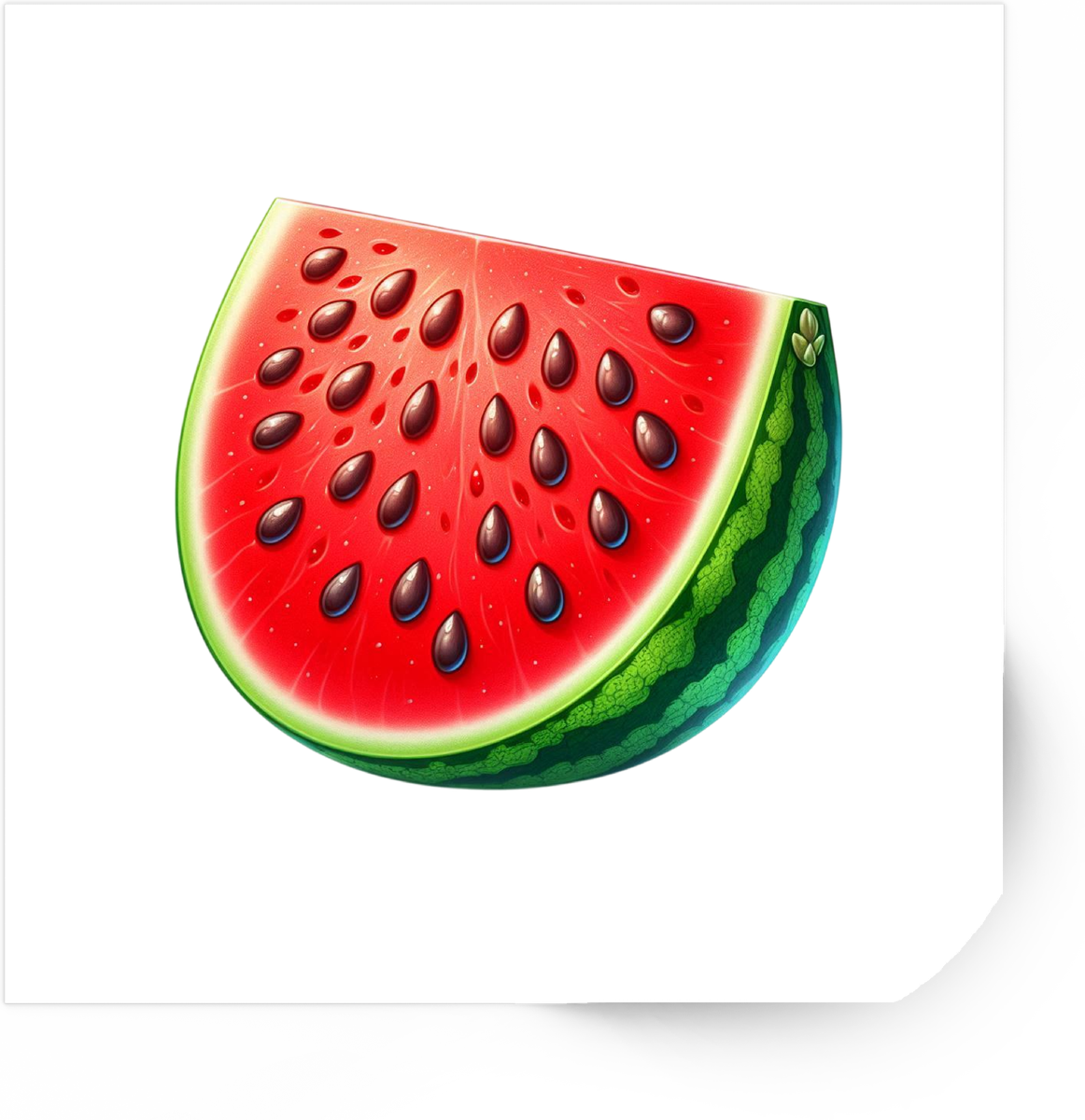 Watermelon Slice Sticker | Juicy Summer Fruit Decal | Fresh Foodie Gift