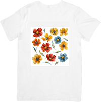 Thumbnail for Watercolor Wildflower T-Shirt | Colorful Floral Graphic Tee | Botanical Nature Gift