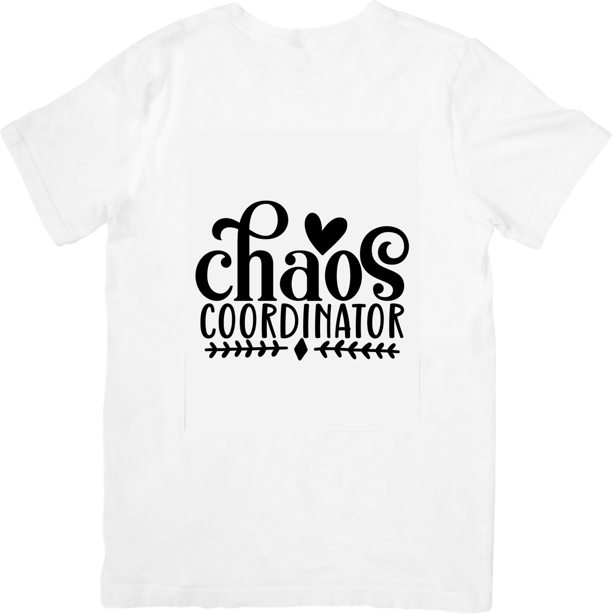 Chaos Coordinator T-Shirt | Funny Mom Typography Graphic Tee | Busy Parent Gift